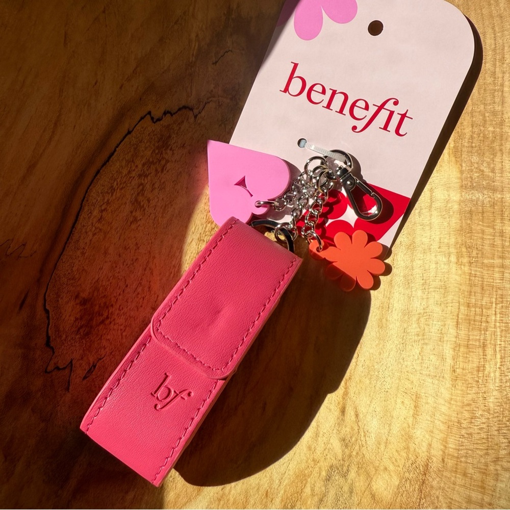 Pink Leather Lipgloss Charm